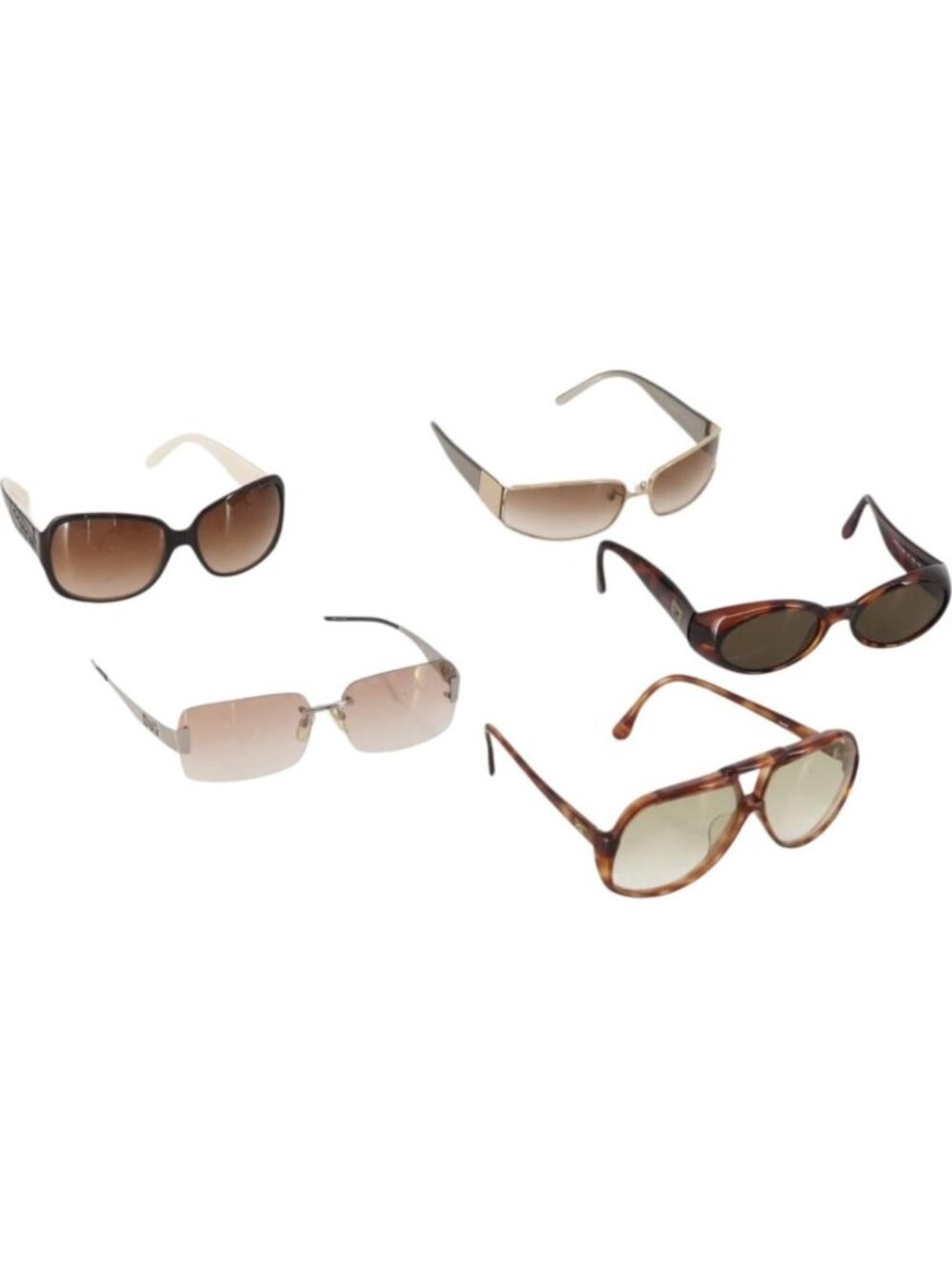 DOLCE&GABBANA Fendi Saint Laurent Celine Coach Sunglasses 5 Set